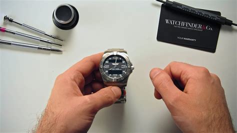 breitling aerospace setting instructions|setting breitling aerospace watch.